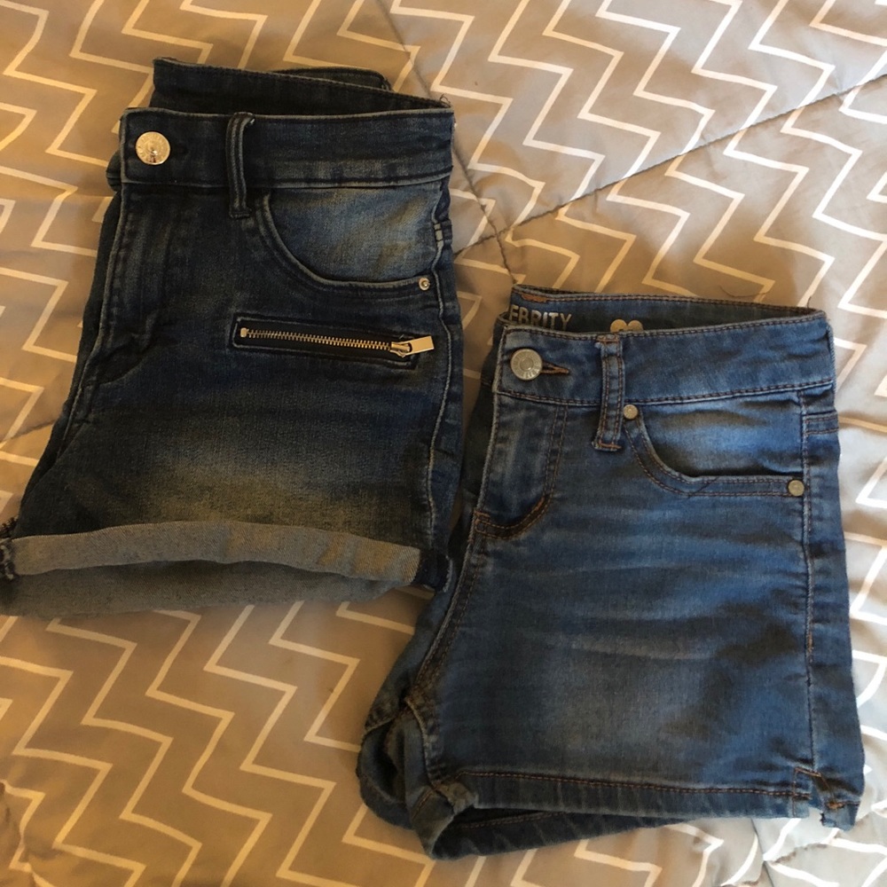 Girls Denim Shorts Bundle of of 2